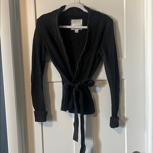 American Eagle Outfitters Dark Gray Cardigan Sweater